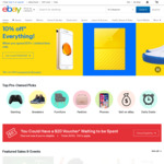 eBay 10% off Sitewide ($75 Min Spend)