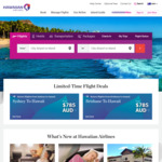 Hawaii Return Flying Hawaiian Airlines from $699 SYD/BNE/AKL +2.5% Cashback (May) Via Cashrewards