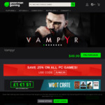 Codemasters Woot Crate (4 Games) USD $1/$1.50 (w/ Coupon) & 25% off On All PC Games @ Green Man Gaming
