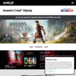 Free Assassin’s Creed Odyssey, Strange Brigade and Star Control Origins with Selected AMD RX Video Card from Participating Store