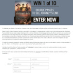 Win 1 of 10 Double Passes to 'Journey's End' from Seven Network