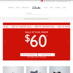 End of Season Sale: eg Men's Wallabees Shoes $100 (was $190) @ Clarks