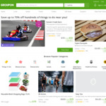 10% off Sitewide (Max Discount $40) @ Groupon