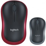 Logitech M185 Wireless Mouse (Black/Red) $10 Click & Collect @ Harvey Norman