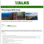 Win a Three Capes Pack Free Walk in Tasmania for 2 Worth Over $4,400 from Great Walks