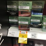 [NSW] L'ORÉAL PARIS Pure Clay Mask: Exfoliating & Smoothing Red Algae Mask 50mL $5 (Was $20) @ Coles