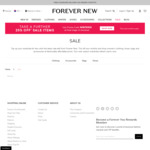 25% off Sitewide (Including Sale) Free shipping $75 or over @ Forever New