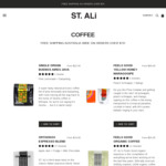 ST ALi 25% off All Coffee Orders (Free Shipping over $75)