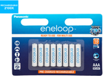 Panasonic Eneloop Rechargeable Batteries 8-Pack AAA $26.95 | AA $28.75 + Delivery ($0 with eBay Plus) @ Catch eBay