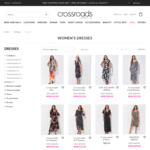 Selected Styles Dresses & Jumpsuits $40 @ Crossroads (Instore & Online)