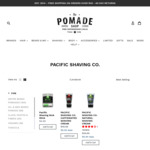 Shave Cream: Natural & Caffeinated $5.95 + BOGOF (Was $16.95 Each) + $5.95 Delivery @ The Pomade Shop