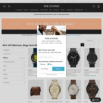 40% off Selected Watches & Bags @ The Iconic