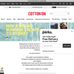 Win a Sydney Getaway for 2 Worth $ $5,000 or 1 of 5 Coffee Table Books/Wardrobes from Cotton On