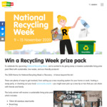 Win a Sustainable Living Prize Pack Worth $451 from WasteSorted in Celebration of National Recycling Week