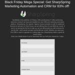 SharpSpring Marketing Automation Software and CRM 10 Licence $500/Month (Normally $2,950) + Onboarding $3,360 @ Next Media