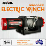 X-BULL 4500lbs/2041kg Electric Winch Wireless Remote Steel Cable Boat 4WD 12V $119.90 Delivered @ etoshaoz eBay