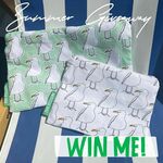 Win 2x Evie Possum carry-all pouches (1x Large Mint 'Sammy the Seagull pouch' and 1x White 'Sammy the Seagull' pouch)