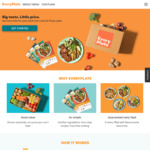[NSW, VIC, ACT, QLD, WA] 40% off First Box Then 20% off Next 2 Boxes + $9.99 Shipping @ EveryPlate