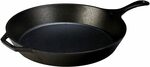 Lodge L14SK3 15 Inch Cast Iron Skillet with Helper Handle, Black $90.19 + $60.50 Delivery ($0 with Prime) @ Amazon US via AU