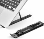 PHOCAR Portable Laptop Stand Black $15.99 + Delivery ($0 with Prime/ $39 Spend) @ Ninetek-AU via Amazon AU