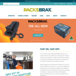 15% off All Products @ RacksBrax (4WD Accessories). Free Shipping with > $230 Spend