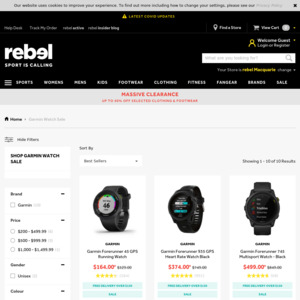 Rebel sport cheap garmin watch sale