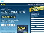 Advil Capsules Sample (6pk) - 55c Sms Charge