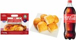 Roast Chicken, 6 Pack Bread Rolls and 1.25L Drink Combo $11 (Save $2.30) @ Coles (Selected Stores)
