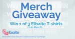Win 1 of 3 Crypto T-Shirts from Elbaite