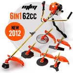 NEW 62CC Multi 6 in 1 Brush Cutter Hedge Trimmer with Extras .Today for $179.00 incl Free Deliv