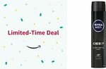 NIVEA Men's Aerosol Antiperspirant Deodorants 250ml $2.67 ($2.40 Sub & Save) + Delivery ($0 with Prime / $39 Spend) @ Amazon AU