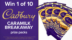 Win 1 of 10 Cadbury Caramilk Breakaway Packs (5 Blocks) Worth $25 from Seven Network