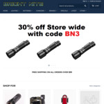30% off Sitewide on Torches, Bikelights and Headlamps @ Bright Nite