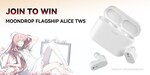 Win 1 of 3 Moondrop Alice TWS Earphones Worth US$190 Each from SHENZHENAUDIO