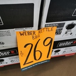 [VIC] Weber 57cm Charcoal Kettle BBQ $269 @ Bunnings, Oakleigh