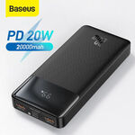 Baseus 20000mAh Power Bank 20W Dual USB 2A1C out $31.19 ($30.41 eBay Plus) Delivered @ Khakiplaza eBay