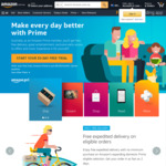 Join Prime and Get $10 Store Credit after 24 Hours, Useable on Minimum $29 Spend on "Sold by Amazon AU" Items @ Amazon AU