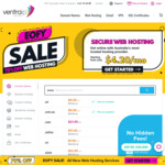 New Web Hosting from $4.20/Month, Domain Name .co $1.50/Year, .au & .com.au $9.95/Year @ VentraIP