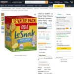 Uncle Tobys Le Snak Dip & Crackers Tasty Cheese 12 Pack $6.00 ($5.40 S&S) + Delivery ($0 with Prime/ $39 Spend) @ Amazon AU