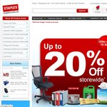 STAPLES.com.au - up to 20% off Storewide* on General Office Supplies