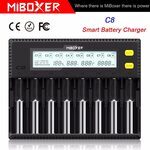 MiBoxer C8 8 Slot AA/AAA/18650 Ni-MH/Ni-Cd/Li Smart Battery Charger US$31.46 (~A$49.11) Delivered @ WR-MIHU Lighting AliExpress