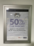 [VIC] Spend $30 and Get 50% off Wilson Parking Rate (Valid Only for Less than 3 Hours Parking) @ Spencer Outlet