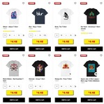 Select T-Shirts (Assorted Music, Movies, Cartoon, Comic Book) $4.98/$5 + Delivery ($0 C&C/In-Store) @ JB Hi-Fi