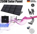 Megsun 250W 12V Folding Solar Panel $95.99 ($93.59 eBay Plus) Delivered @ ecogreenenergy via eBay AU