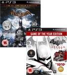 Batman Arkham GOTY Bundle: Includes Arkham City and Arkham Asylum PS3/360 - $48 Delivered