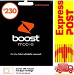 Boost $230 12-Month SIM Starter Pack (170GB Data if Activated by 29-01-2024) for $187.00 Shipped @ Luckymobileau eBay