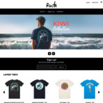10% off Men’s and Women’s Surf Clothing and Accessories @ Rush Surf Co