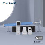 Zemismart Matter Roller Shade Rechargeable with Solar Panel MT25B $187.52 @ Zemismart
