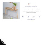 Win a Designer Console Table Worth $959 from SLH Furniture
