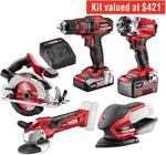 Ozito PXC 18V Cordless 5 Piece Kit - $299 Delivered ($0 C&C/In-Store/OnePass) @ Bunnings
